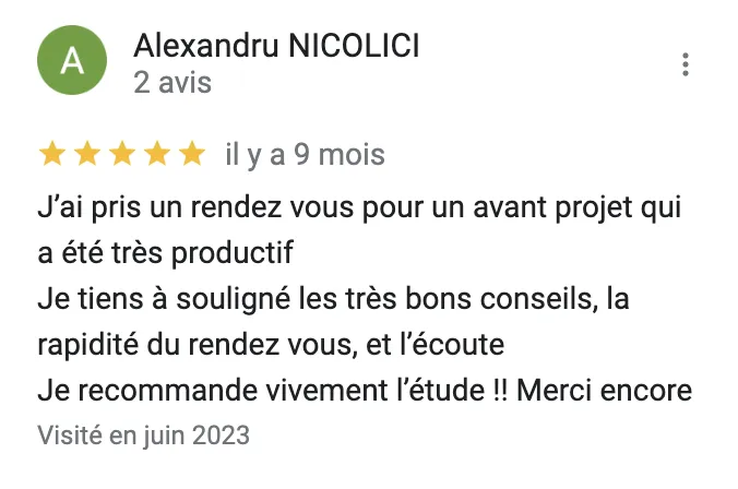 Avis Client