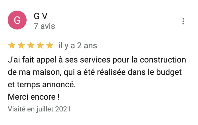 Avis Client
